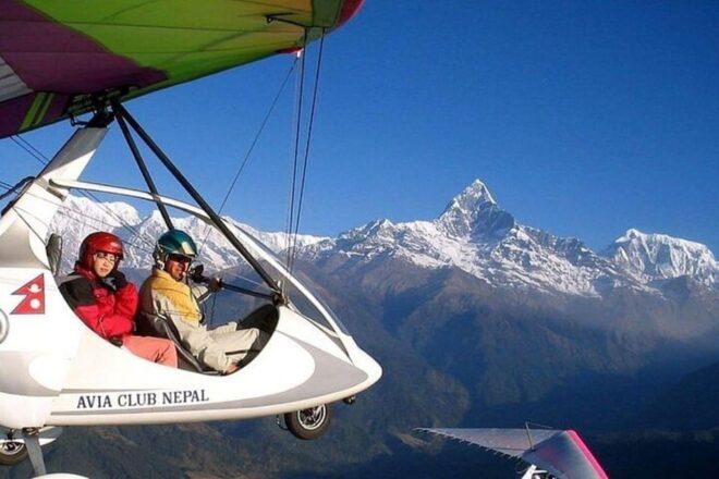 Pokhara: 15 Minutes Ultralight Glider Flight Experience - Capturing Stunning Aerial Photos