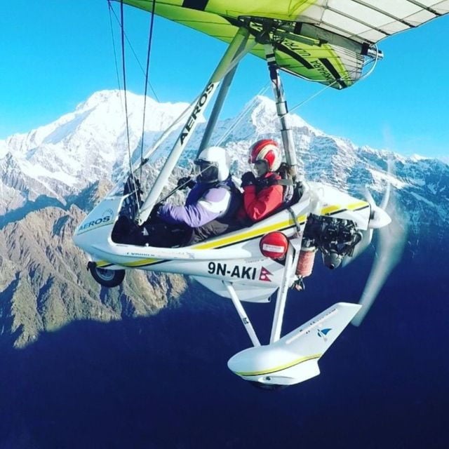 Pokhara: Thrilling Ultralight Flight Sky Tour - Private Group