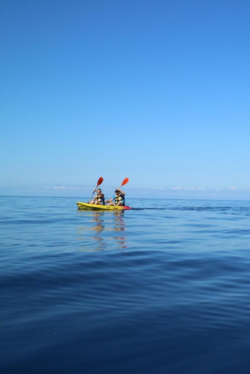 Pollença: Kayak and Coasteering Cliff Jumping - Duration and Languages
