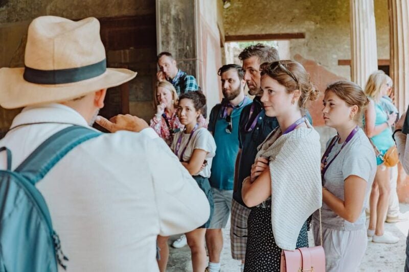 Pompeii Small Group Tour With an Archaeologist for 15 People - Good To Know