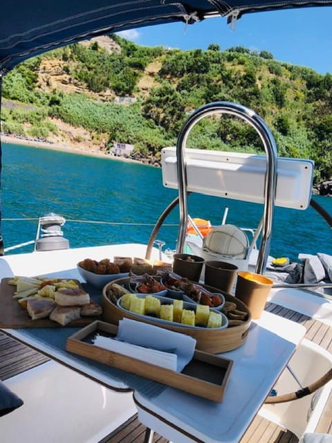Ponta Delgada: Private Sailboat Cruise with Drinks & Snacks - From Stop to Stop: What You Can Expect