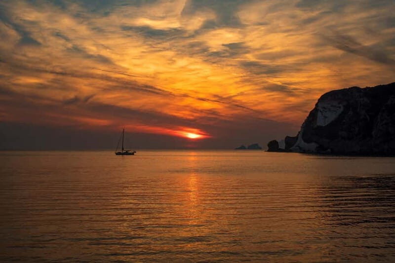 Ponza: Sunset by boat with aperitif and swim at Chiaia di Luna - A Practical Look at the Experience