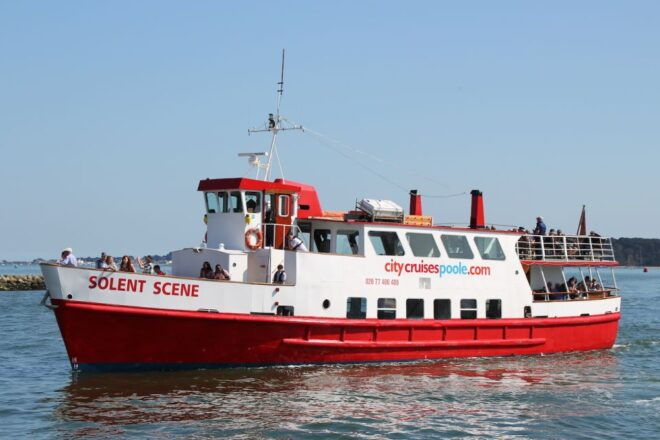 Poole: Harbor Dinner Cruise With Traditional Fish and Chips - Dining on Traditional Fish and Chips