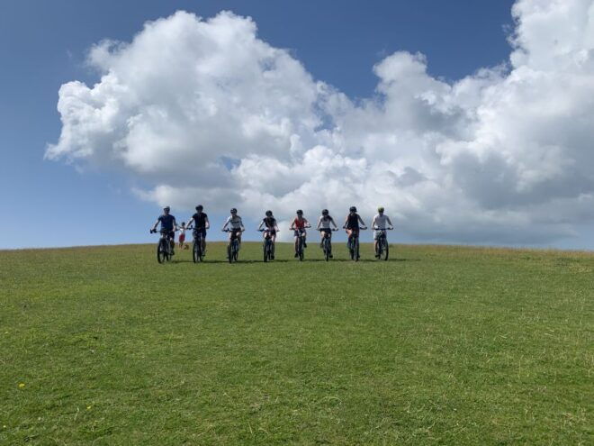 Poole: Old Harry Rocks and Corfé Castle Guided E-bike Tour - Tour Itinerary