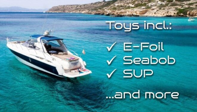 Port Calanova: Private Yacht Trip With E-Foil Surfboards - Not Suitable for