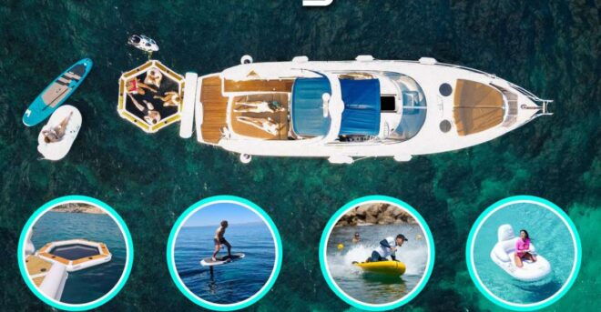 Port Calanova: Private Yacht Trip With E-Foil Surfboards - Meeting Point