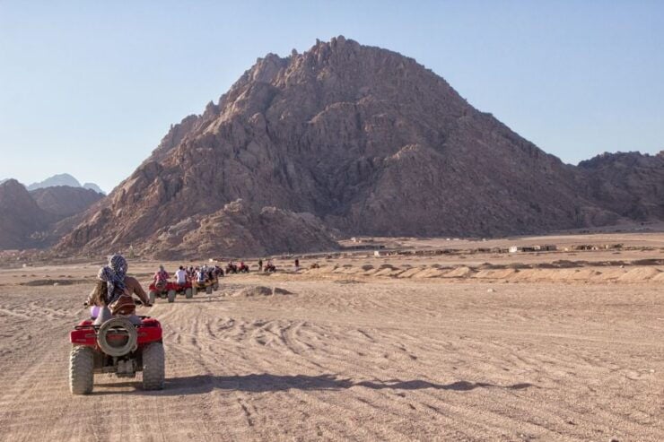 Port Ghalib: Sunset Safari ATV Quad W/ BBQ Dinner and Show - Activity Details