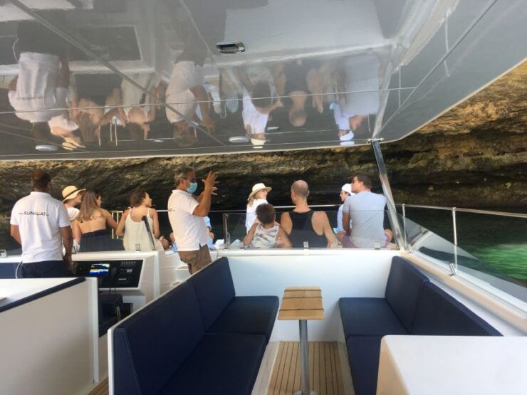 Portimão: Benagil Caves & Coastline by Luxury Eco Catamaran - Booking Information