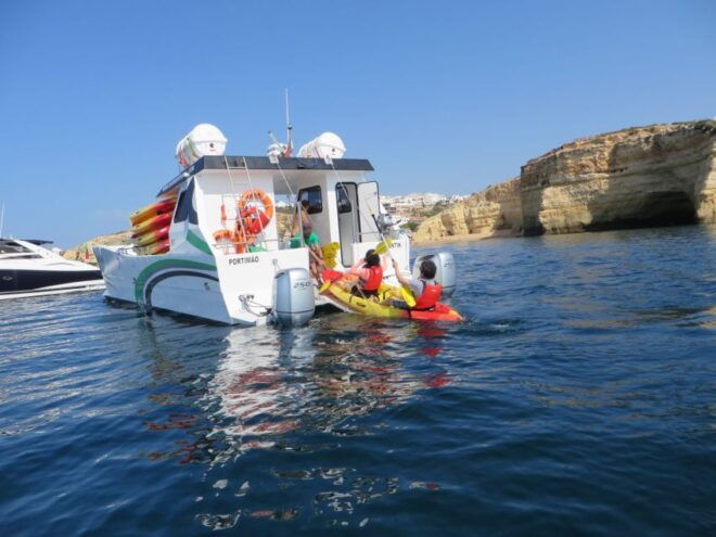 Portimão: Kayak Tour of Benagil Caves - Cruise Along the Algarve Coast