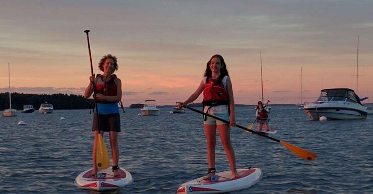 Portland: Sunset Paddleboard Guided Tour - Experience
