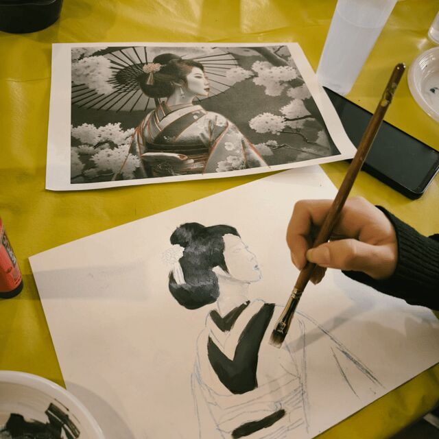 Porto: Acrylic Painting Workshop for Groups - Antero Quental - FAQ