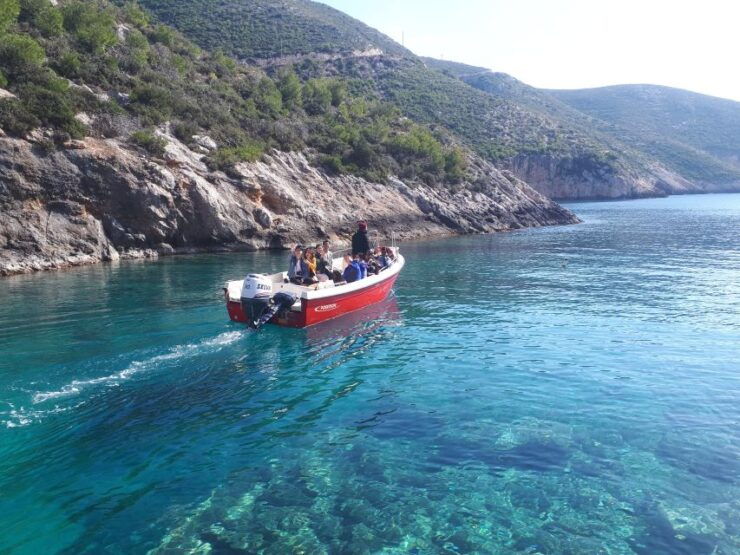 Porto Vromi: Navagio Beach & Blue Caves Private Boat Tour - Activity Details