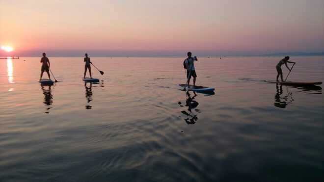 Portorož: Sunset Coastline Stand-Up Paddleboarding Tour - Guided by Multilingual Experts