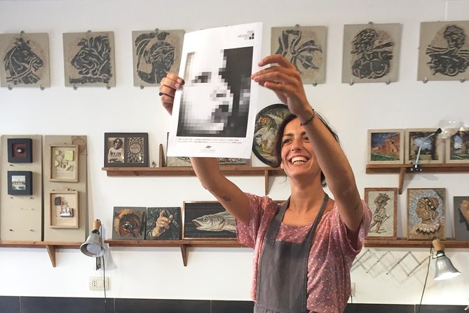 Portrait Mosaic Making - Italian Handicraft Tradition