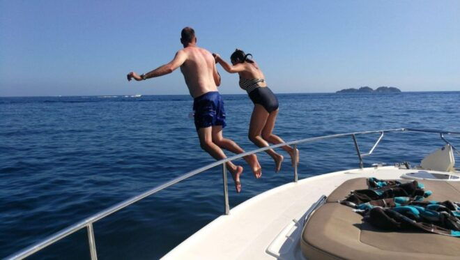 Positano and Amalfi Sharing Swiming Li Gali Island - Directions