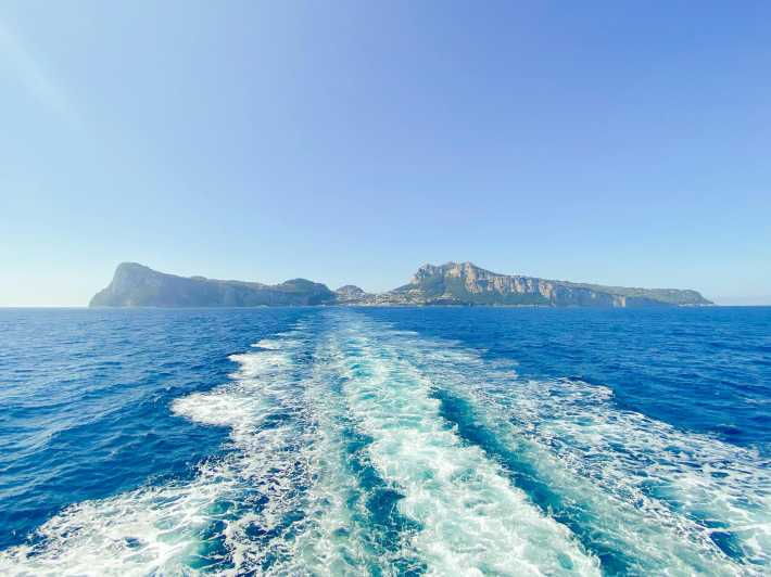 Positano: Capri and Blue Grotto Shared Boat Tour With Drinks - Itinerary Highlights