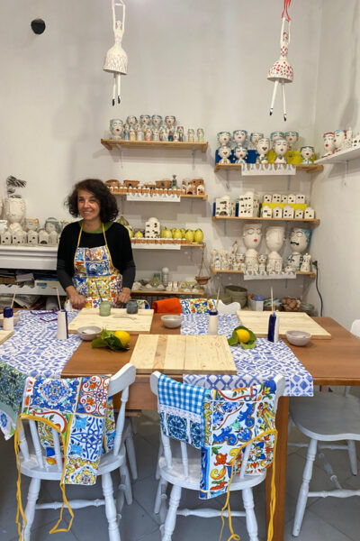 Positano: Ceramic Class Experience - Limoncello Break Experience