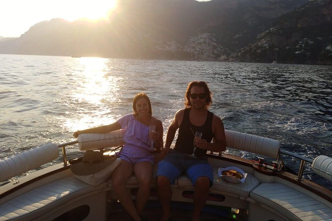 Positano Sunset Cruise - Toast With Prosecco