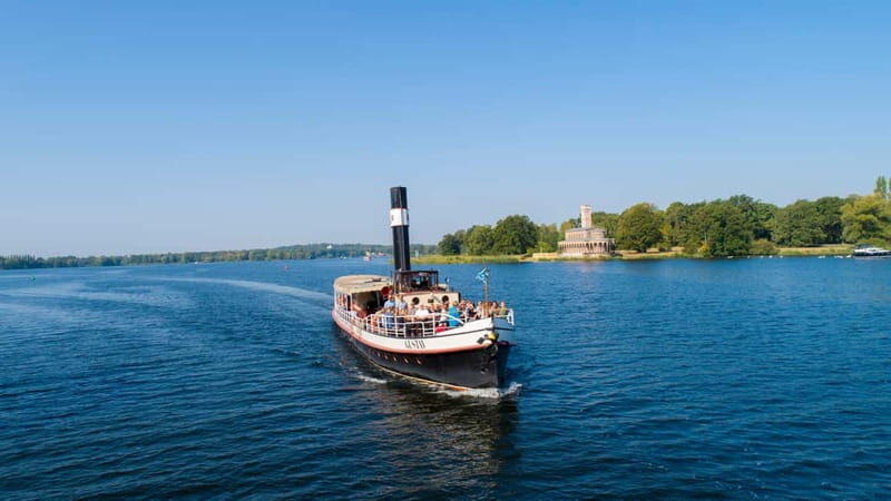 Potsdam: Original steam ship Gustav from 1908. Coal-fired, boat tour - Good To Know