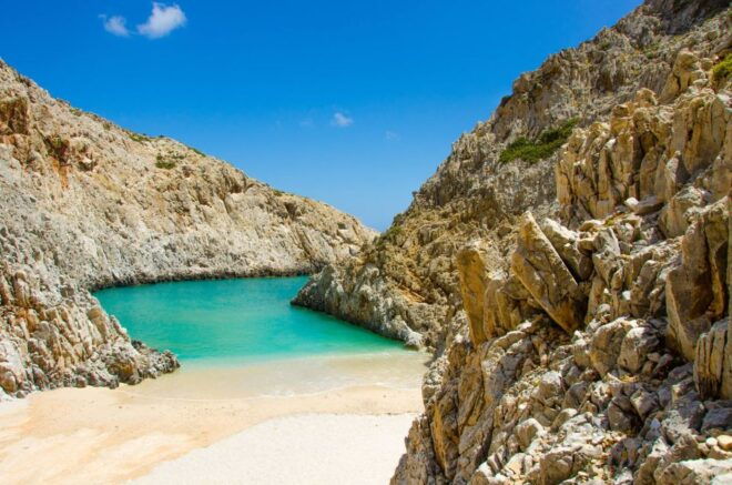 Powerboat Tour Stavros,Akrotiri,Marathi,Seitan Limania - Beaches to Visit