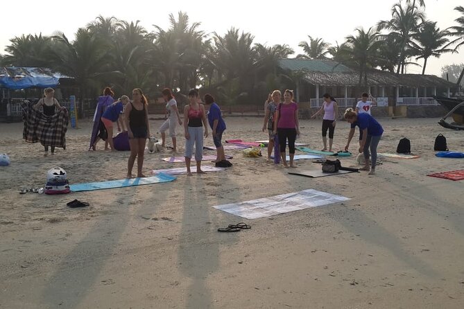 Practice Yoga on the Beach in Goa - Inclusions and Amenities Provided