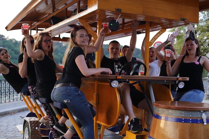 Prague: 1,5- Hour Beer Bike With Unlimited Czech Beer - Highlights and Inclusions