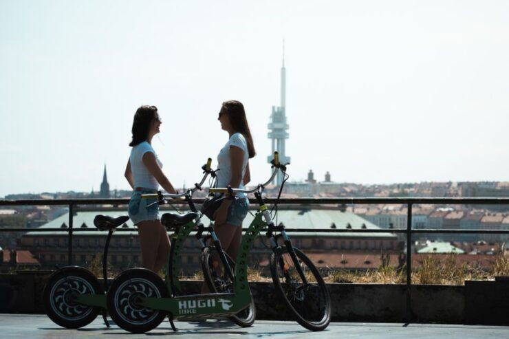 Prague: 2-Hour E-Scooter HUGO Bike Small Group Tour - Tour Duration and Flexibility