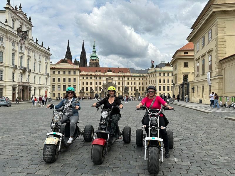 Prague: Amazing Trike Harley Viewpoint Tour with a live guide - At a glance