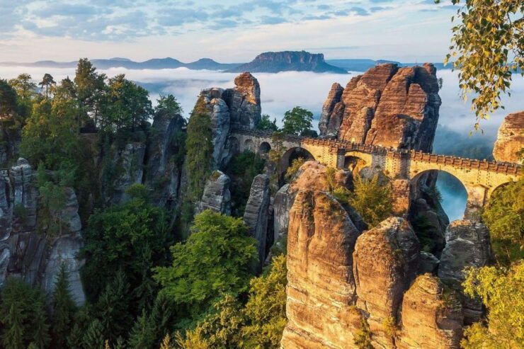 Prague - Bastei Bridge & Tisa Rocks: Easy All Inclusive Tour - Highlights