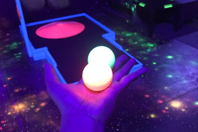 Prague Black Light Mini Golf Admission Ticket - Venue Highlights