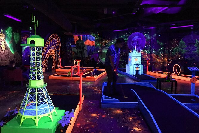 Prague Black Light Mini Golf Admission Ticket - The Sum Up