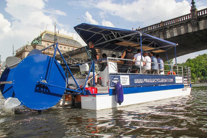 Prague Cycle Boat - The Swimming Beer Bike - The Sum Up