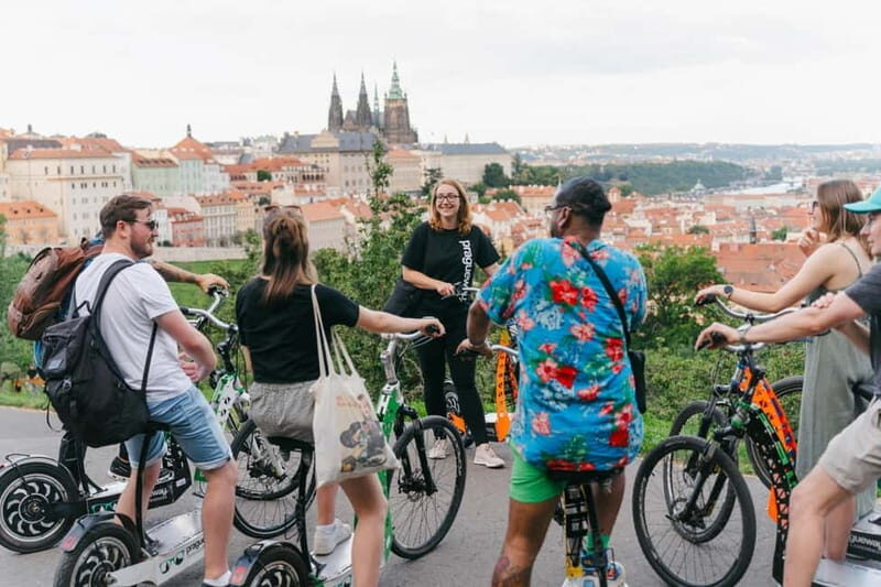 Prague: E-Scooter Grand City & Panoramas Small-Group Tour - A Close Look at the Experience