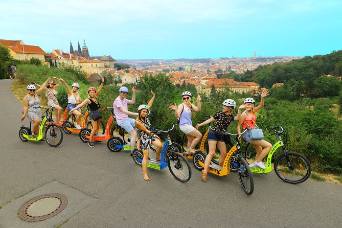 Prague: Electric Scooter & E-Bike Live Guided Tour - Highlights of the Guided Tour