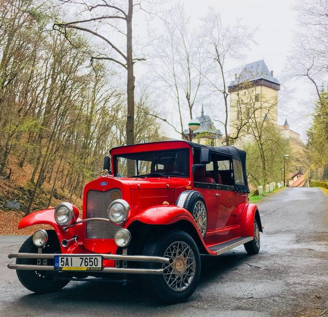 Prague: Fairytale Karlstejn Castle in Retro-Style Car - Tour Highlights