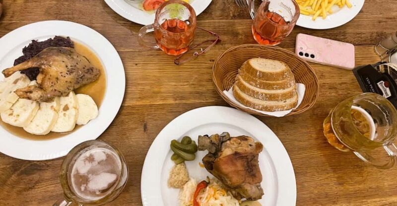 Prague: Food tasting tour of Hidden Gems (Small Groups) - The First Restaurant: A Taste of Czech Classics (45 minutes)