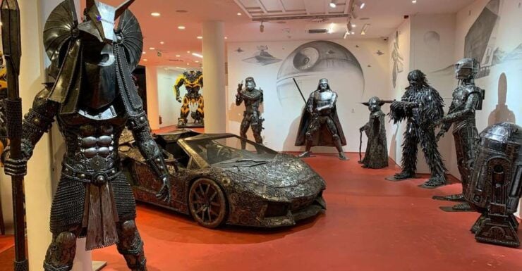 Prague: Gallery of Steel Figures Entrance Ticket - Gallery Experience