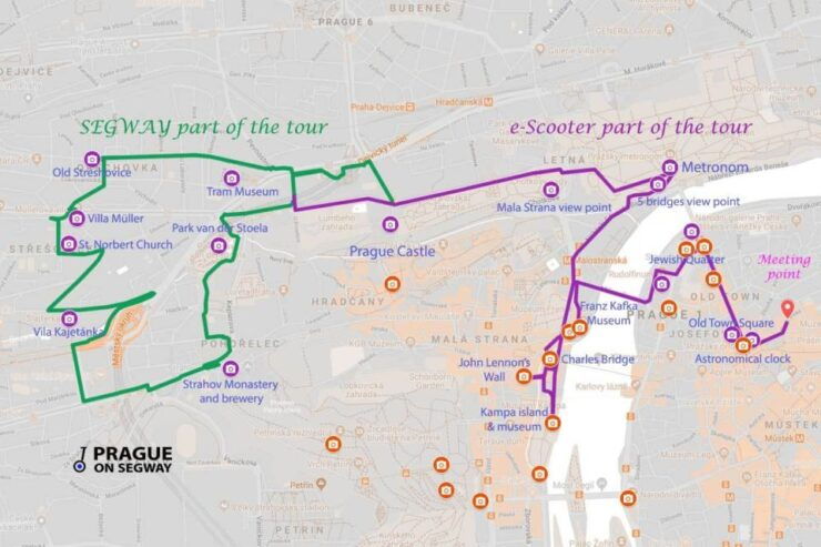 Prague: Half-Day Guided Tour by Segway and E-Scooter - Tour Duration and Guide Availability