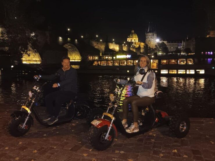 Prague in Night Trike Group Tour ( Live Guided ) - Tour Duration and Language Options