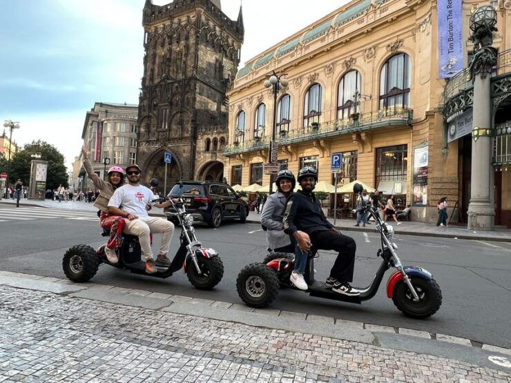 Prague Monastery & Panoramic Viewpoint Electric Trike Tour - Itinerary and Key Attractions