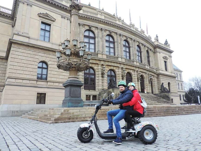 Prague: Panoramic Viewpoints Guided Electric Tricycle Tour - Practical Aspects: Duration, Cost, and Comfort
