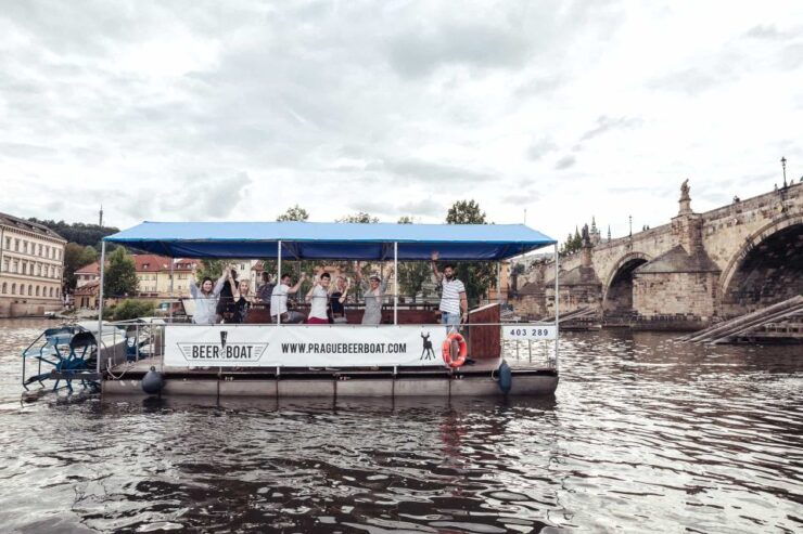 Prague: Private Cycle Boat River Tour With Beer or Prosecco - Activity Details