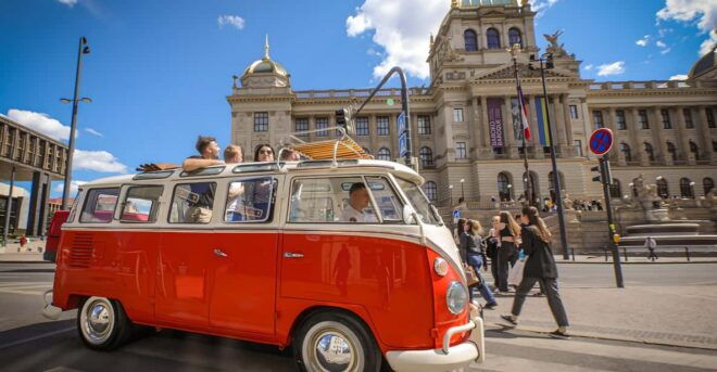 Prague: Private Sightseeing Tour in Original VW Samba Bus - Guided Tour Highlights