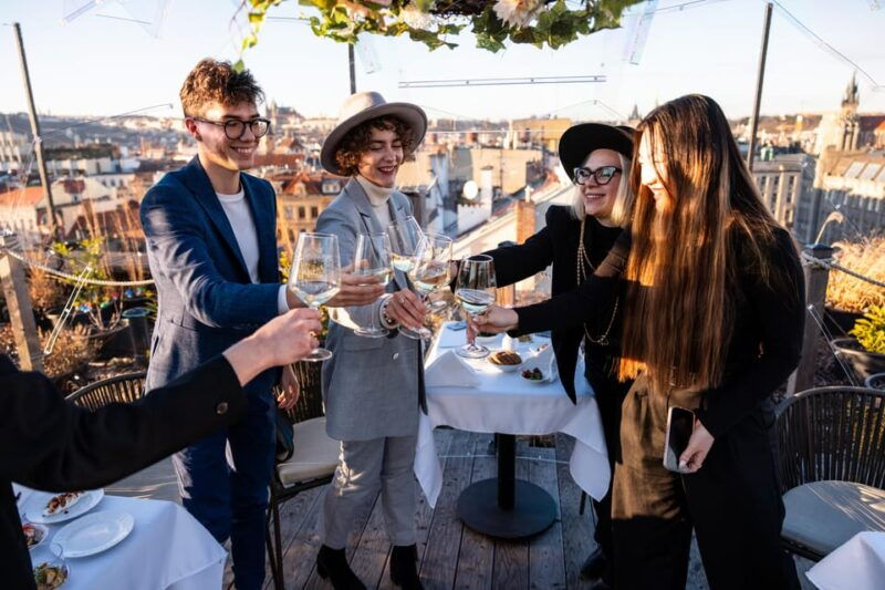 Prague: Sky Bar Aperitivo Menu with Drink & Panoramic Views - The Details That Matter  