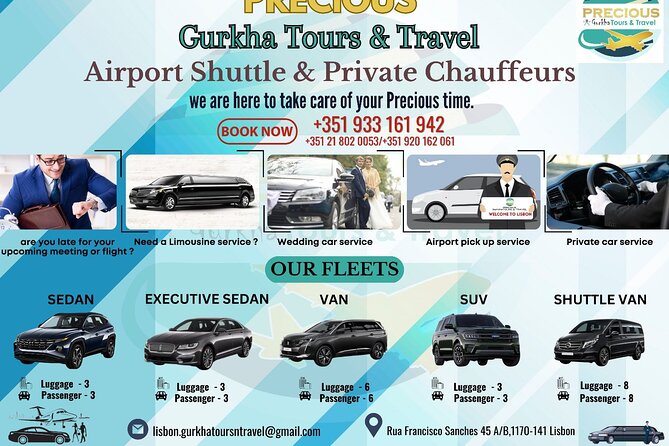 PRECIOUS Gurkha Airport Shuttle & Private Chauffeur Service - Service Overview