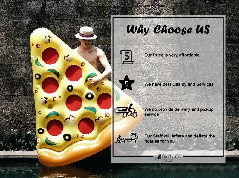 Premium Bali Floaties Rental - Pick a float that fits your pool and your plans