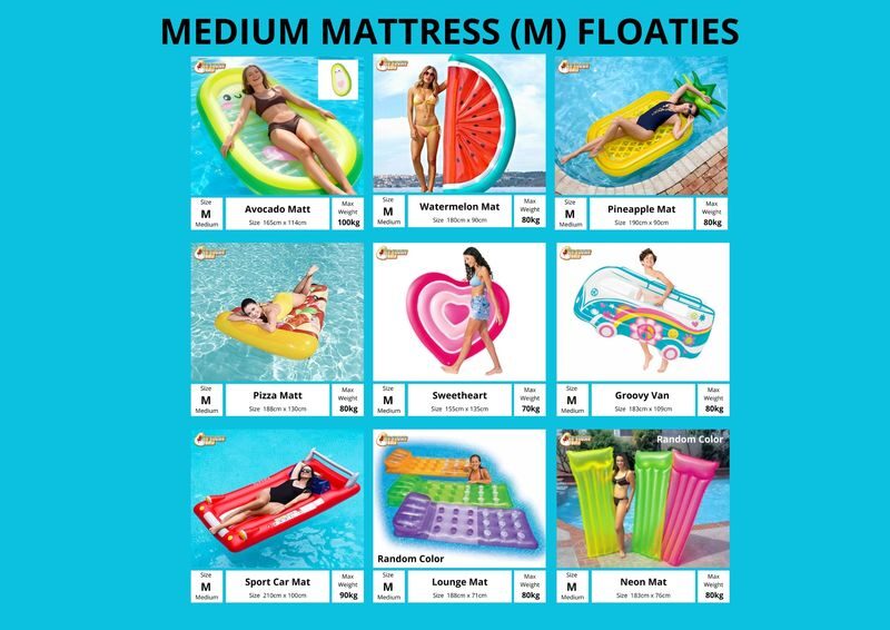 Premium Bali Floaties Rental - Check the float before settling in