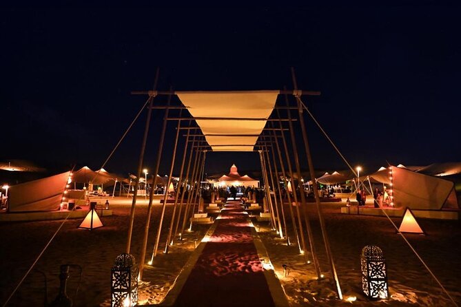 Premium Desert Safari, Live BBQ Dinner, Sandboarding & Camel Ride (Private Car) - Captivating Sunset Camel Ride