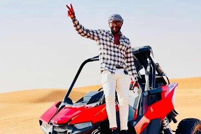 Premium Desert Safari With Dune Buggy Camel Ride BBQ Dinner - The Sum Up