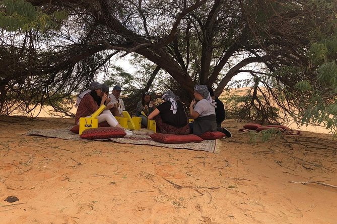 Premium Desert Safari With Lunch Under the Ghaf Tree - Private - Lunch Under the Ghaf Tree: a Unique Dining Experience